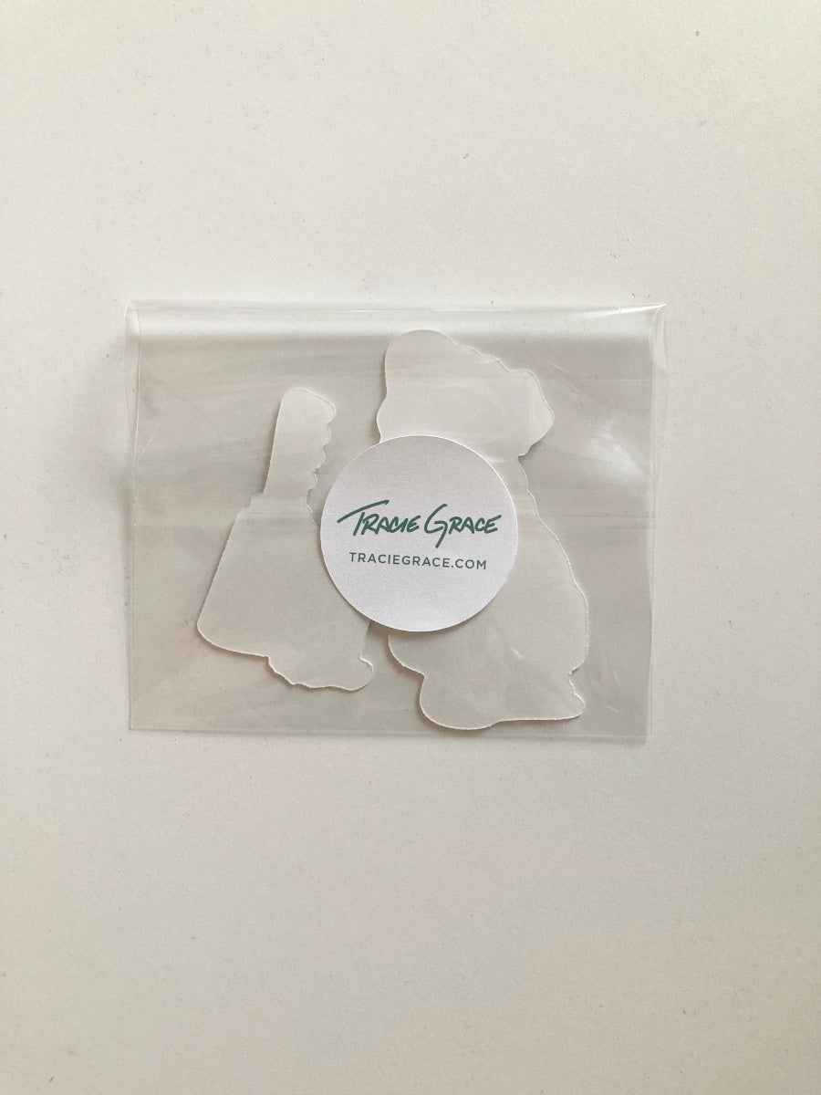 Bulldog and Cowbell Sticker