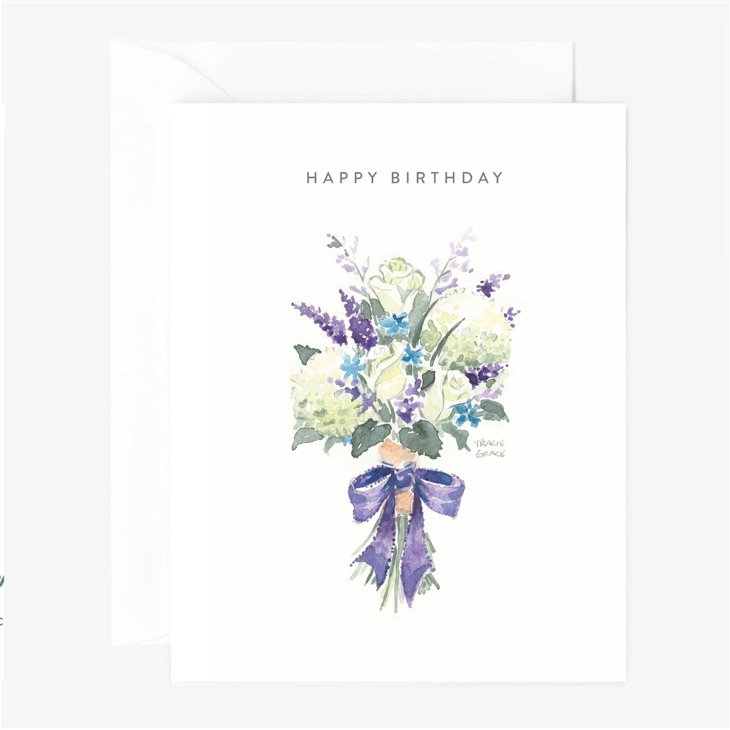 Happy Birthday - Floral Watercolor Birthday Card