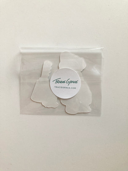 Bulldog and Cowbell Sticker