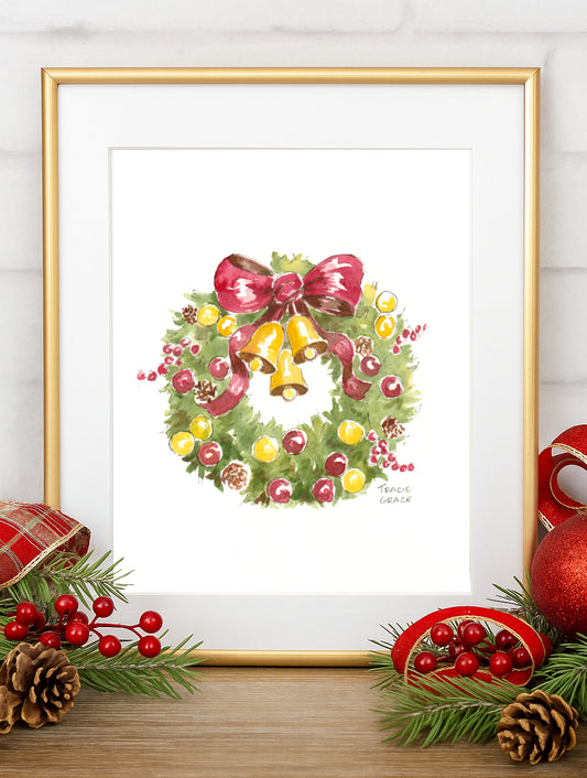 Christmas Wreath Watercolor Class on 11.15.25