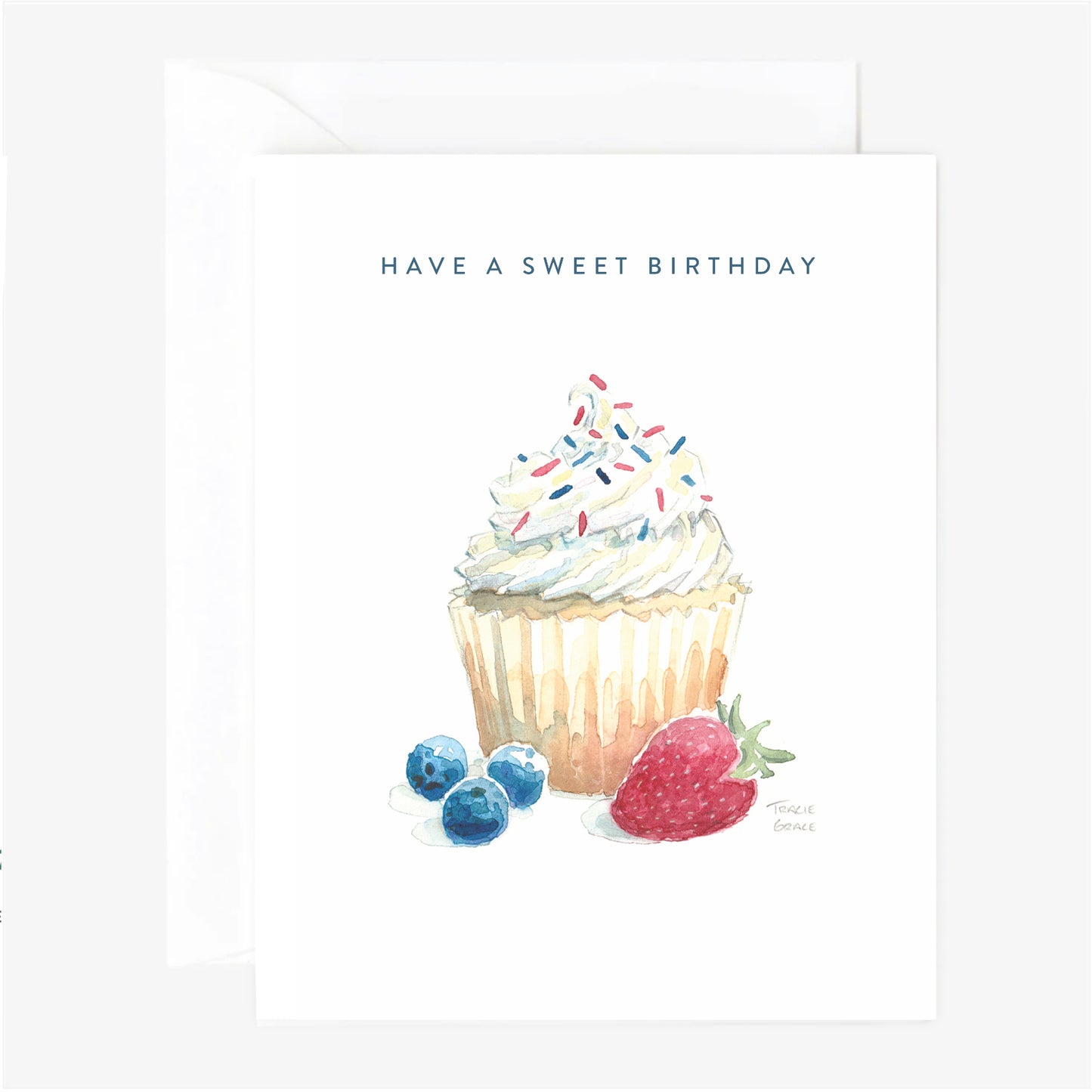 Have a Sweet Birthday - Watercolor Greeting Card