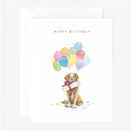 Happy Birthday - Dog  Birthday Greeting Card