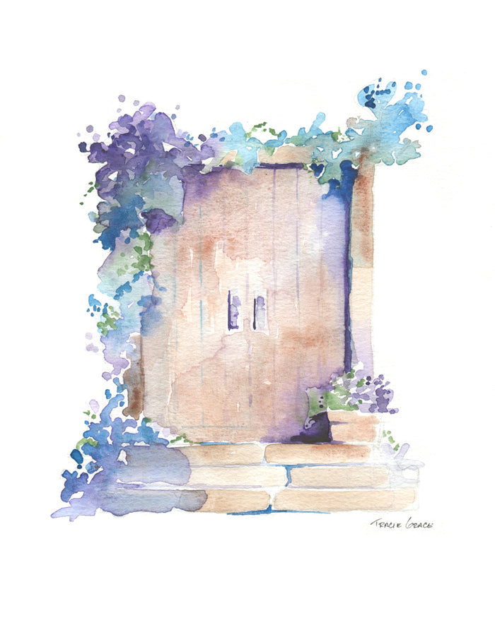 Floral Doorway Watercolor Class on July 18th, 2026
