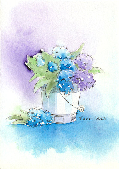 Hydrangea Watercolor Class on 3.28.26 (Additional Seat)
