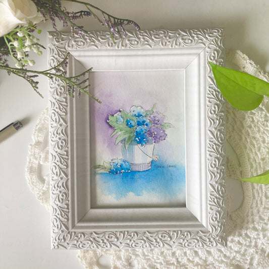 Hydrangea Watercolor Class on 3.28.26