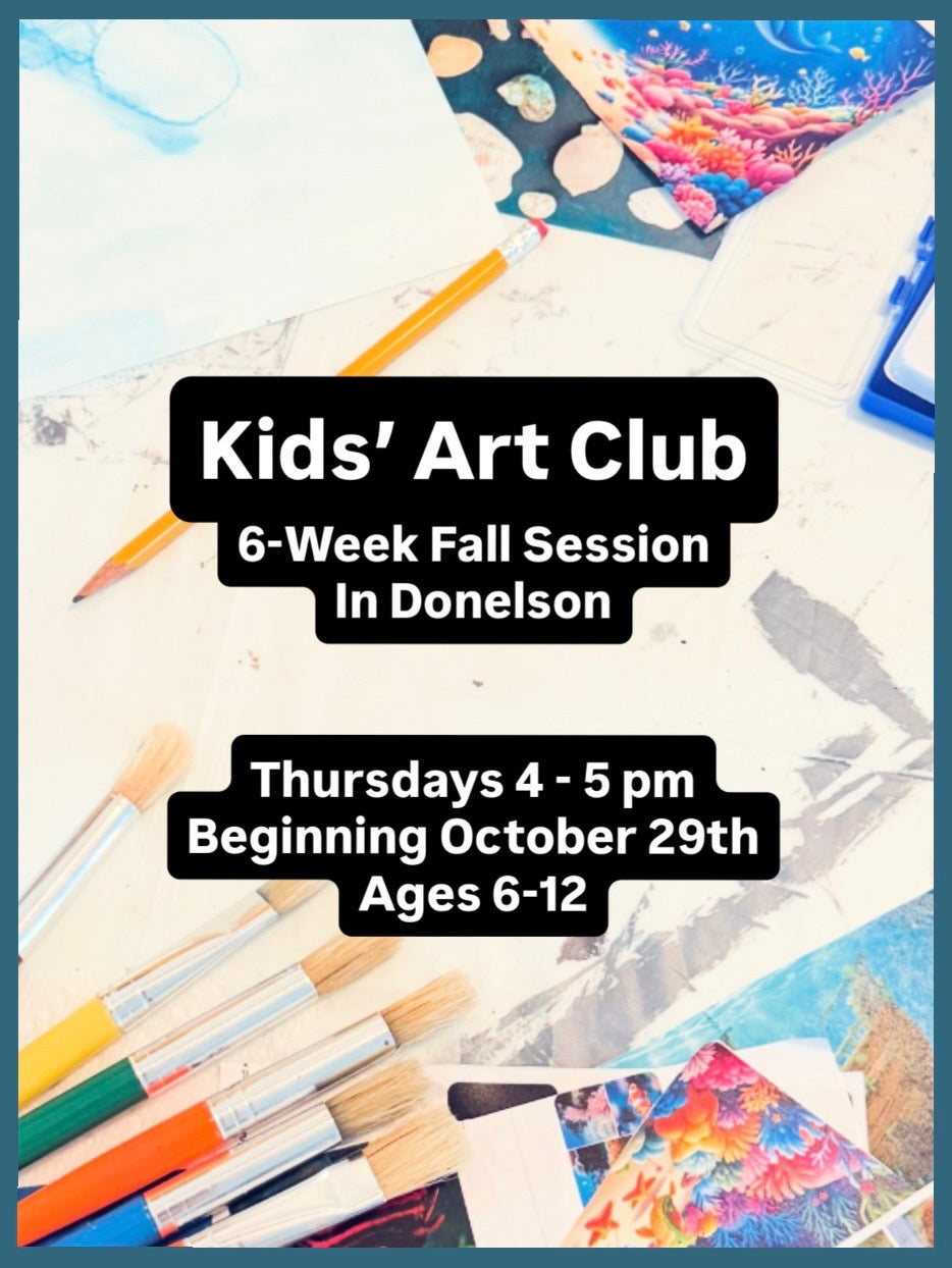 Kids’ Art Club (6-Week Fall Session)