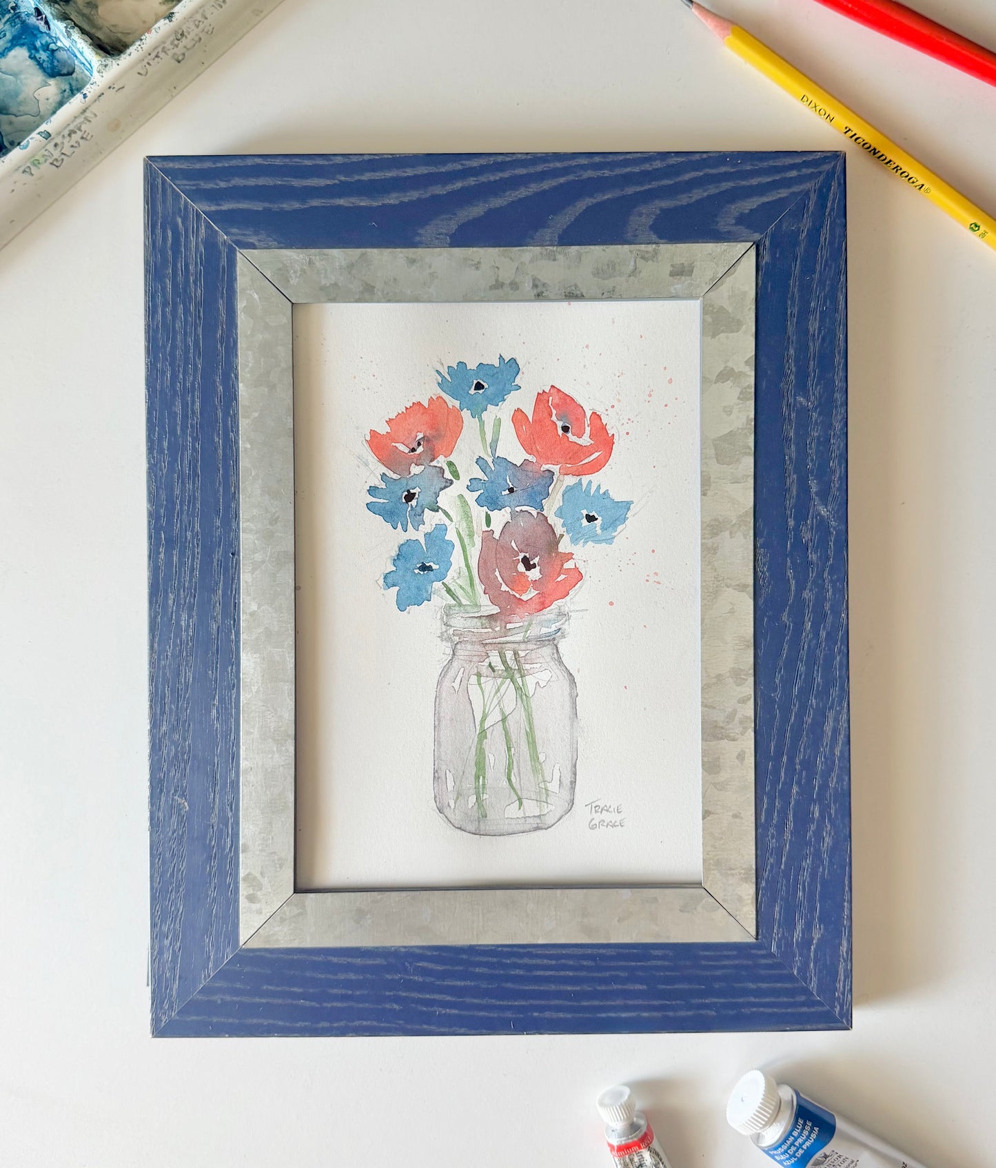 Summer Flowers Watercolor Class on 6.20.26