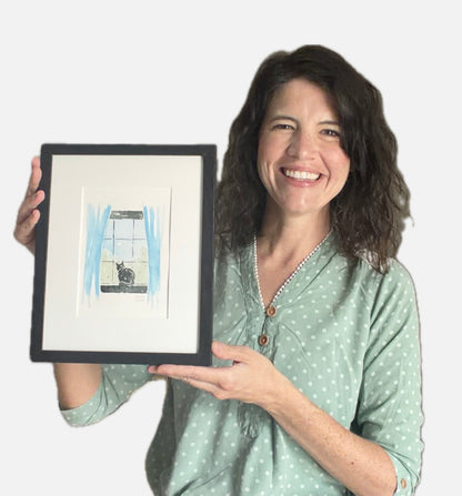 Cozy Cat Paint & Sip Watercolor Class (at Two Bronze Dogs in Lebanon, TN)